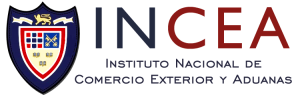 El logo de incea con las palabras'instituto nacional de comercial exterior y aduanas'.