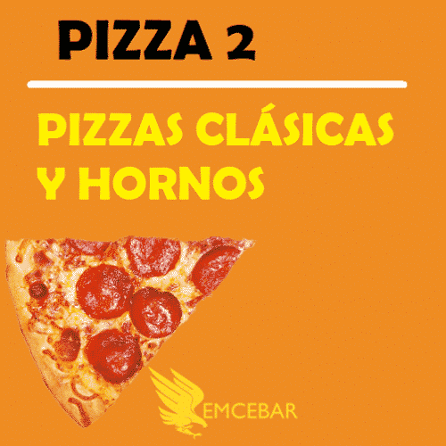 2 Pizza 2: Pizzas Clásicas y Horno para Hacer Pizza, horneadas en horno especializado.