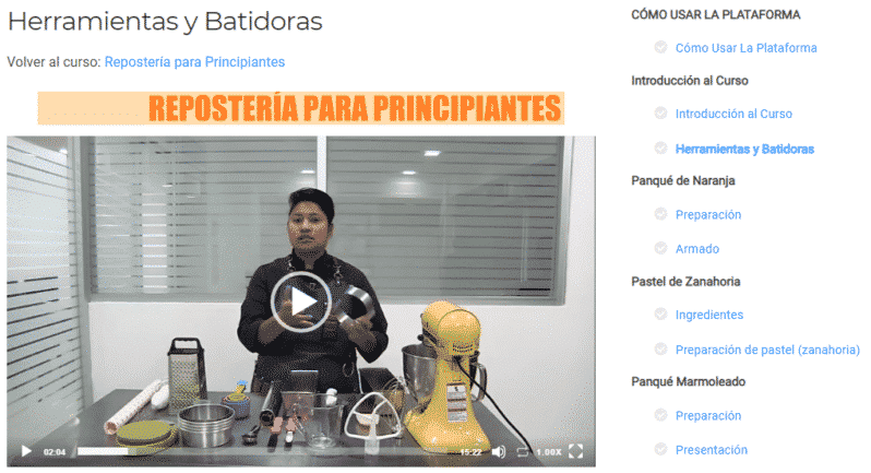Curso de Repostería Online para Principiantes (para Hobby o Negocio)