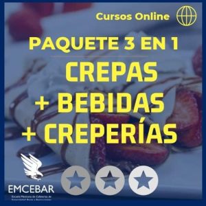 paquete 3 en 1 cursos online crepas
