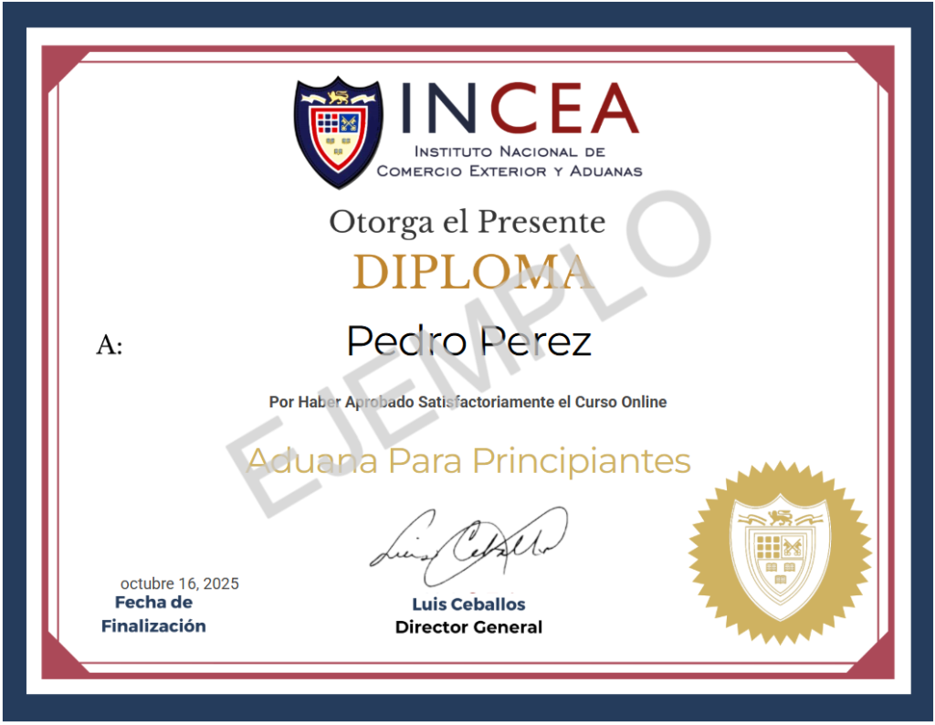 como son los diplomas incea